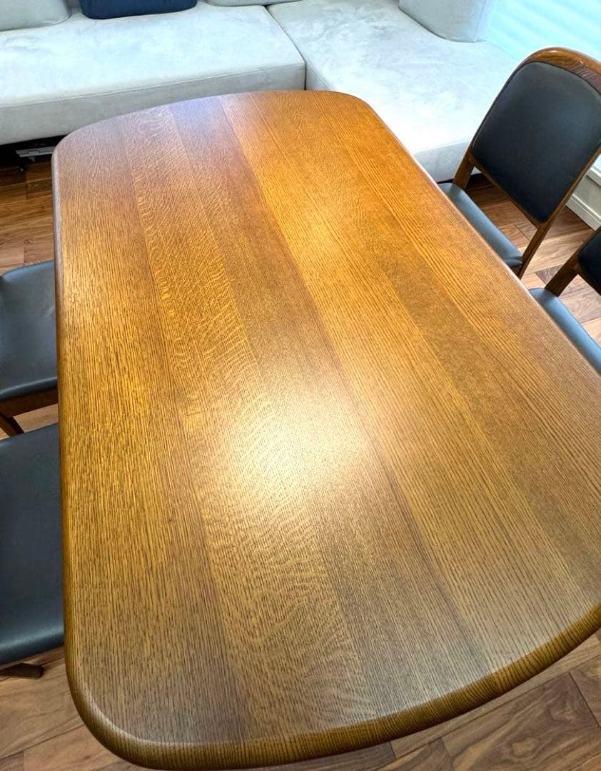 【天板再塗装】sihrakawa ダイニングテーブルセット