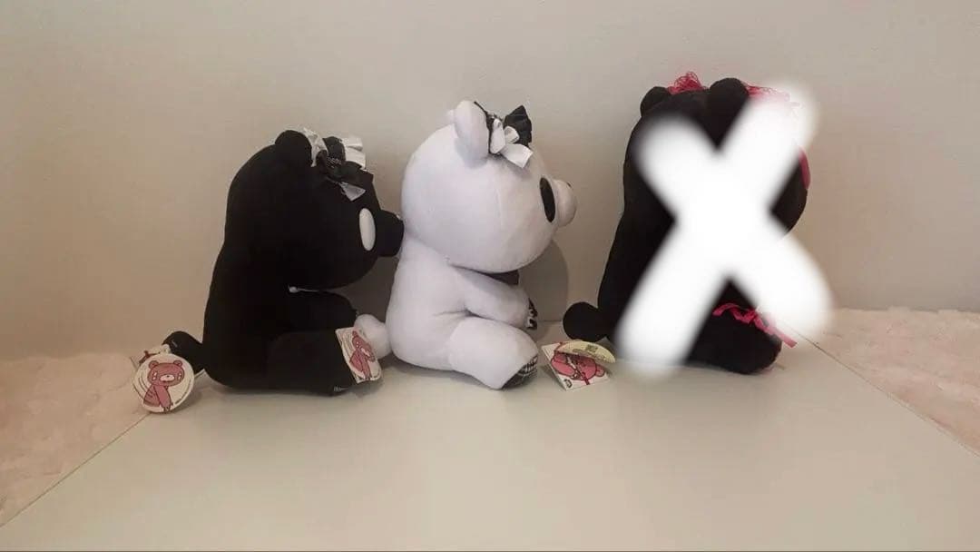 グルーミー No.589 No.596ぬいぐるみ 3体セット