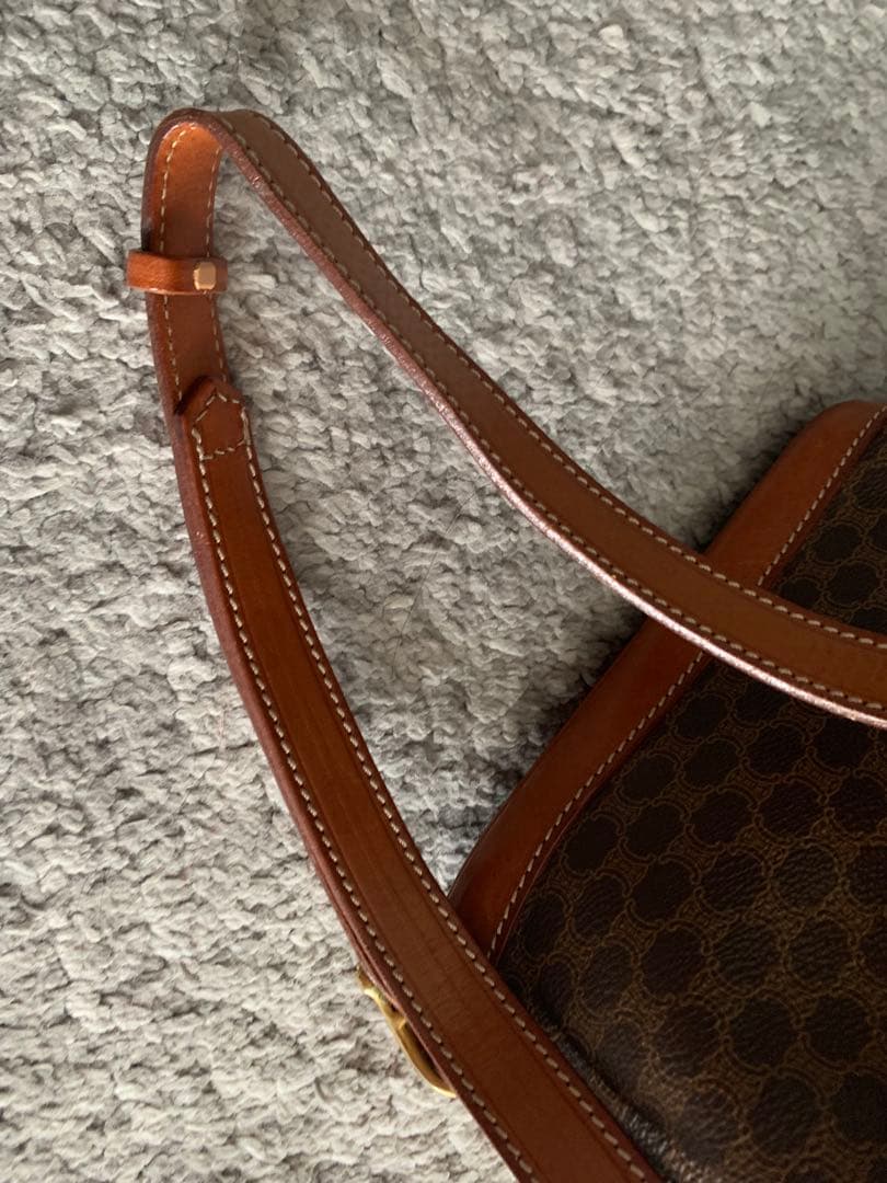 タニベン 様CELINE マカダム ショルダーバッグ 巾着 セリーヌ トリンオフ