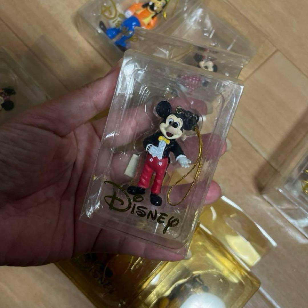 レア　ヴィンテージ　 ディズニーストラップフィギュア　8体セット　ミッキー
