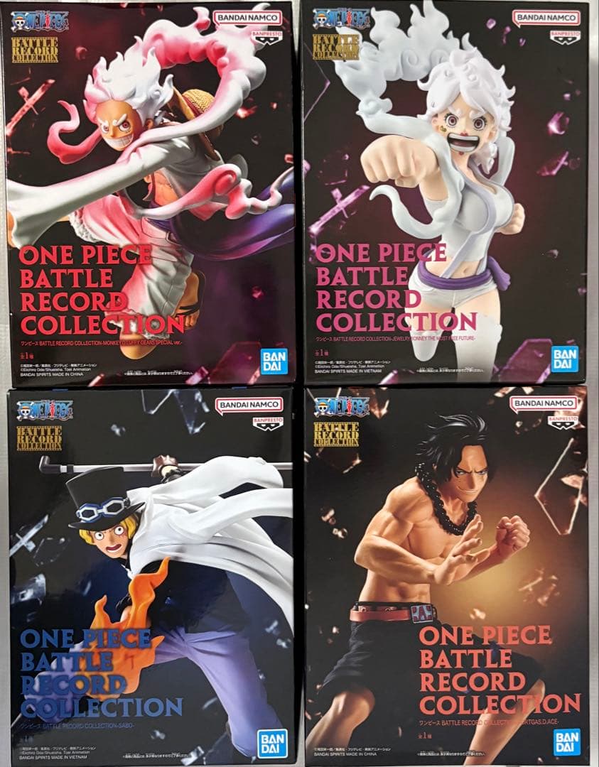 ワンピース BATTLERECORDCOLLECTION フィギュア4体セット - メルカリ