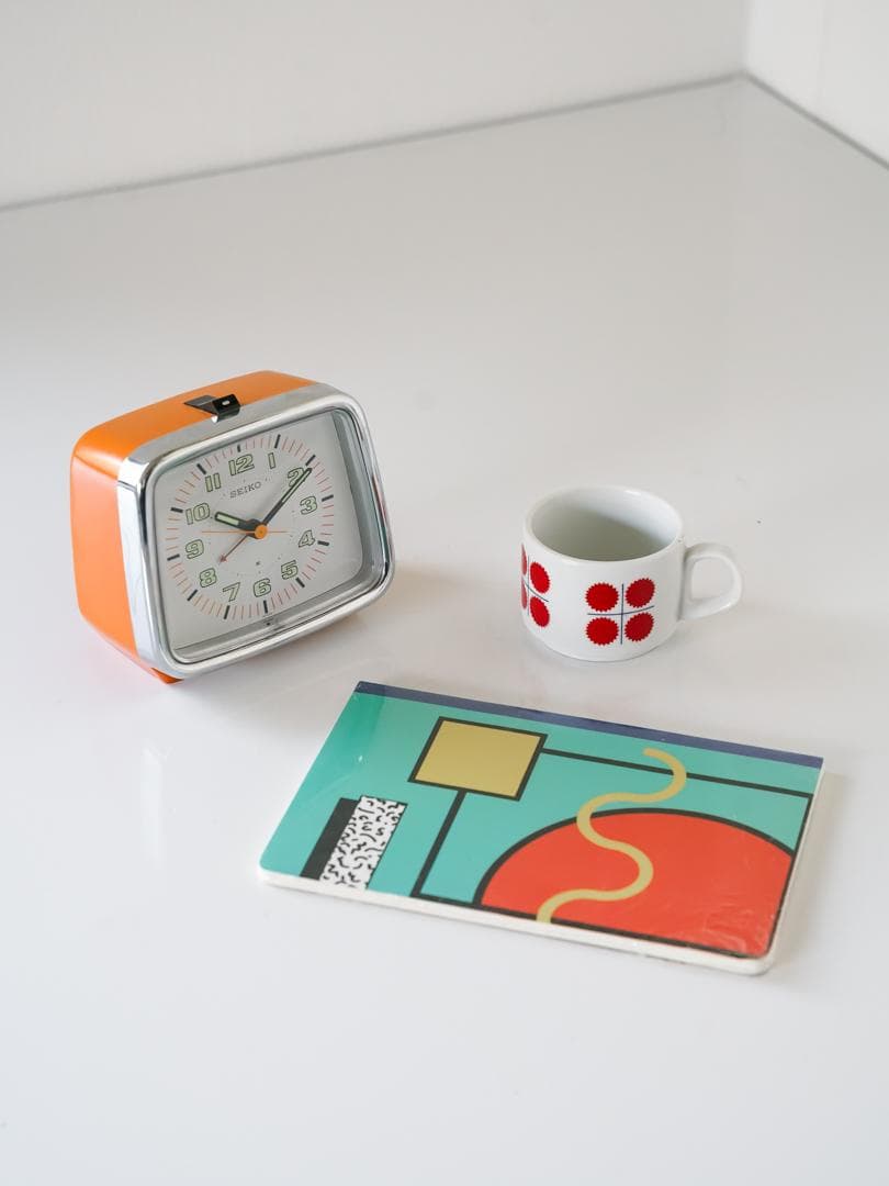 70-80's SEIKO ヴィンテージ 置き時計 スペースエイジ レトロポップ