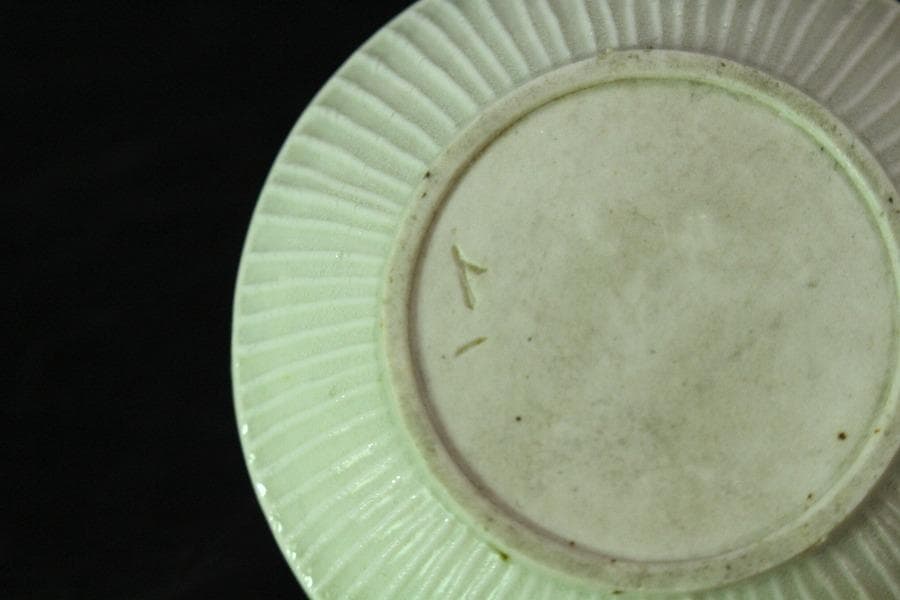 中国美術 唐物 青白磁 香合 茶道具伝来(K-YC378)