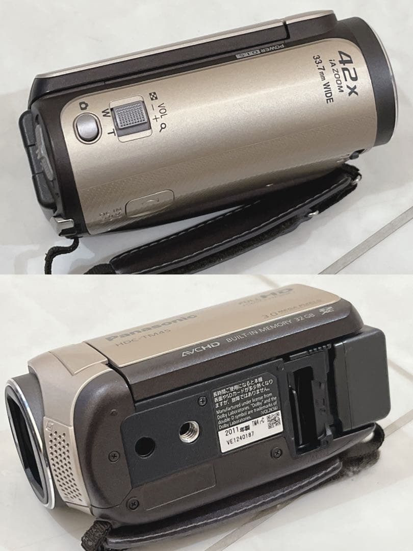 動作品 Panasonic パナソニック HDC-TM45 ビデオカメラ 箱付き