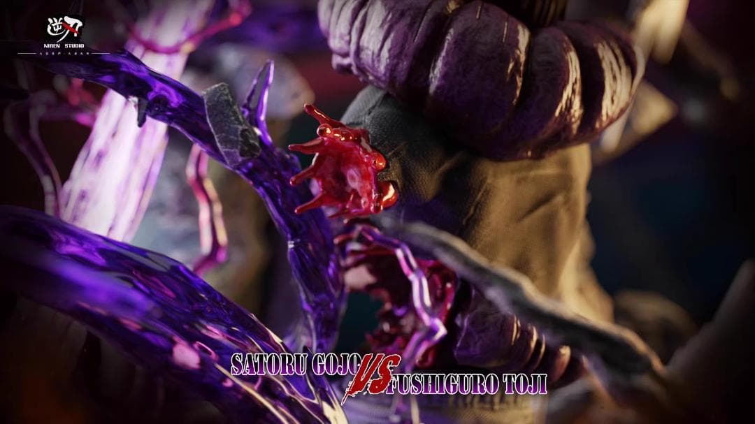 呪術廻戦 ごじょう さとるvsふしぐろ じんじ 1/6 樹脂 彫刻 フィギュア