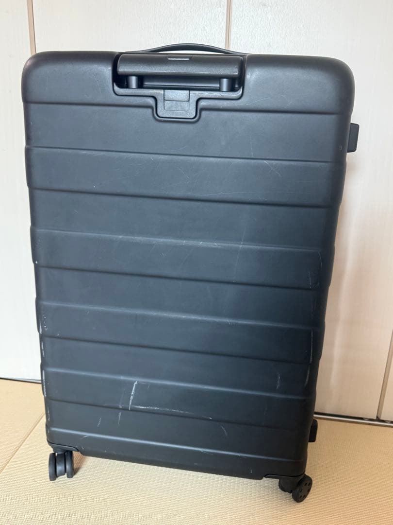 一回使用 無印良品 キャリーケース 105L 黒