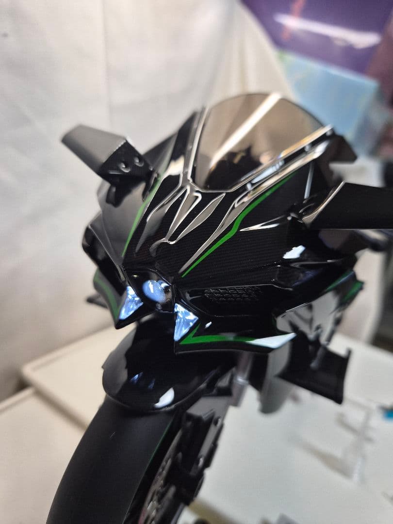 1:6 カワサキ H2R Ninja 合金ダイカスト超BIG オート カーボン - メルカリ
