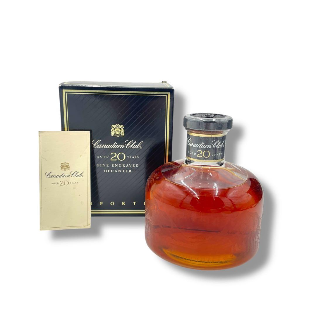 未開栓】Canadian Club 20年 デキャンタ/750ml