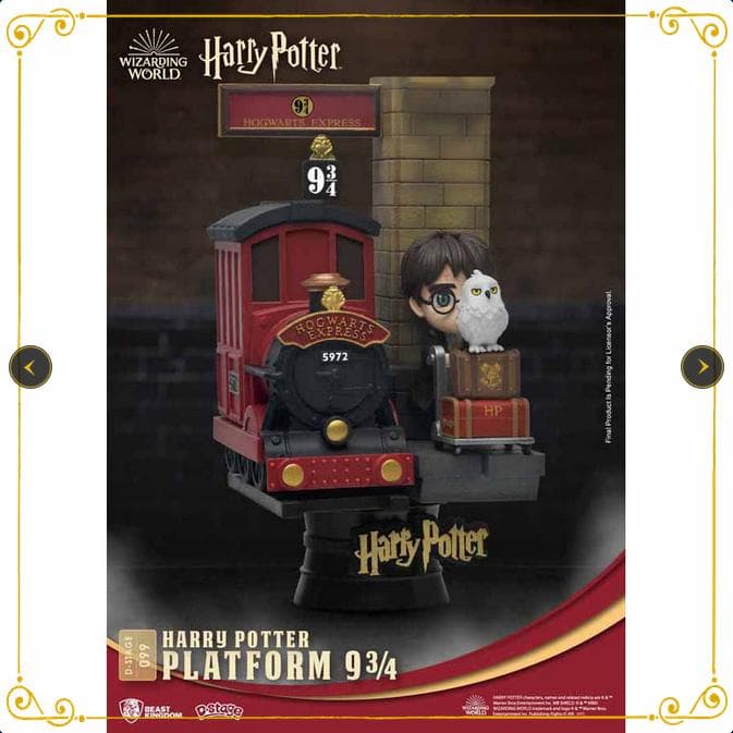 【ビーストキングダム】新品 正規品 ハリーポッター 9と3/4番線 スタチュー