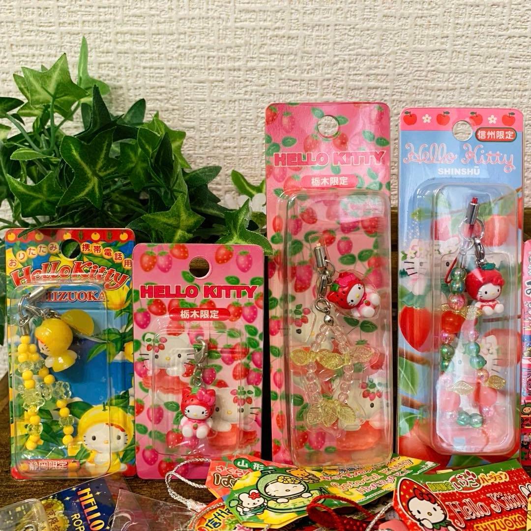 み*き様 ★希少★レア多数　ご当地キティ　フルーツ　根付　ストラップ　非売品　ま