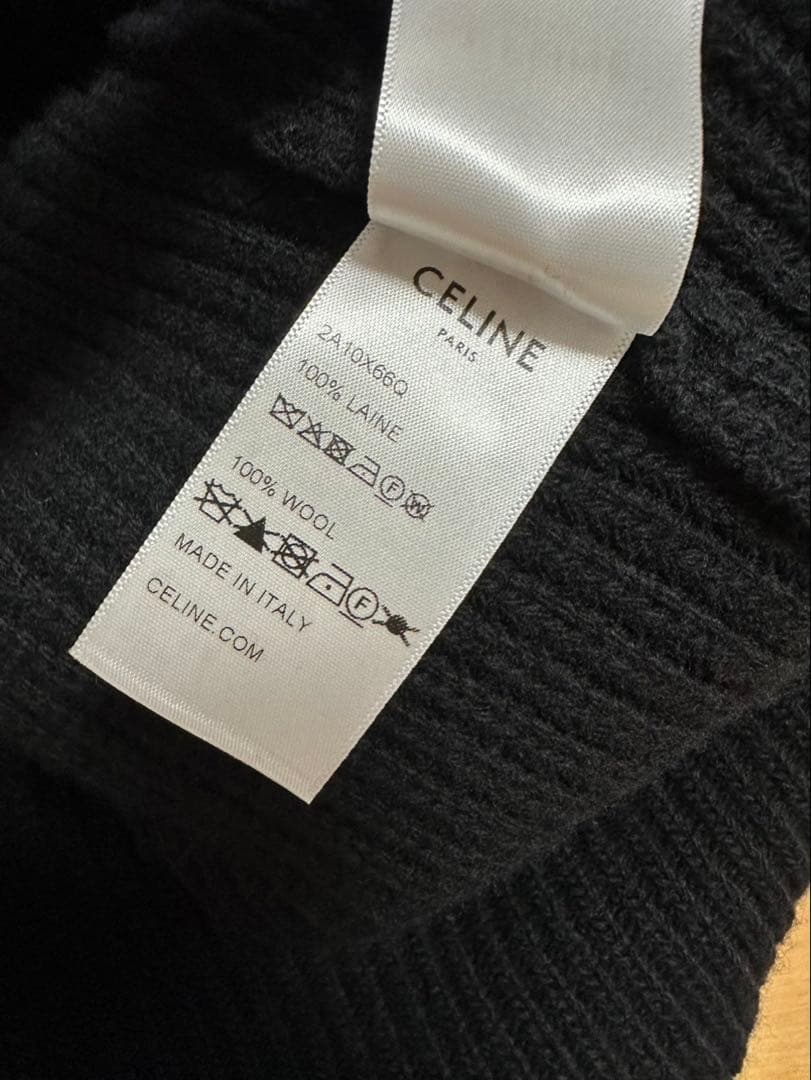 CELINE ブラック パーカー Lサイズ