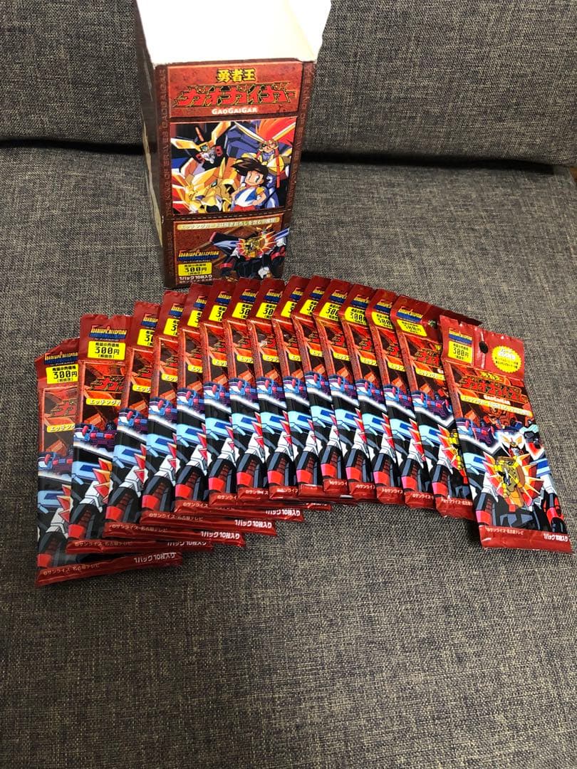 未開封BOX勇者王ガオガイガー トレーディングカードコレクション第一弾