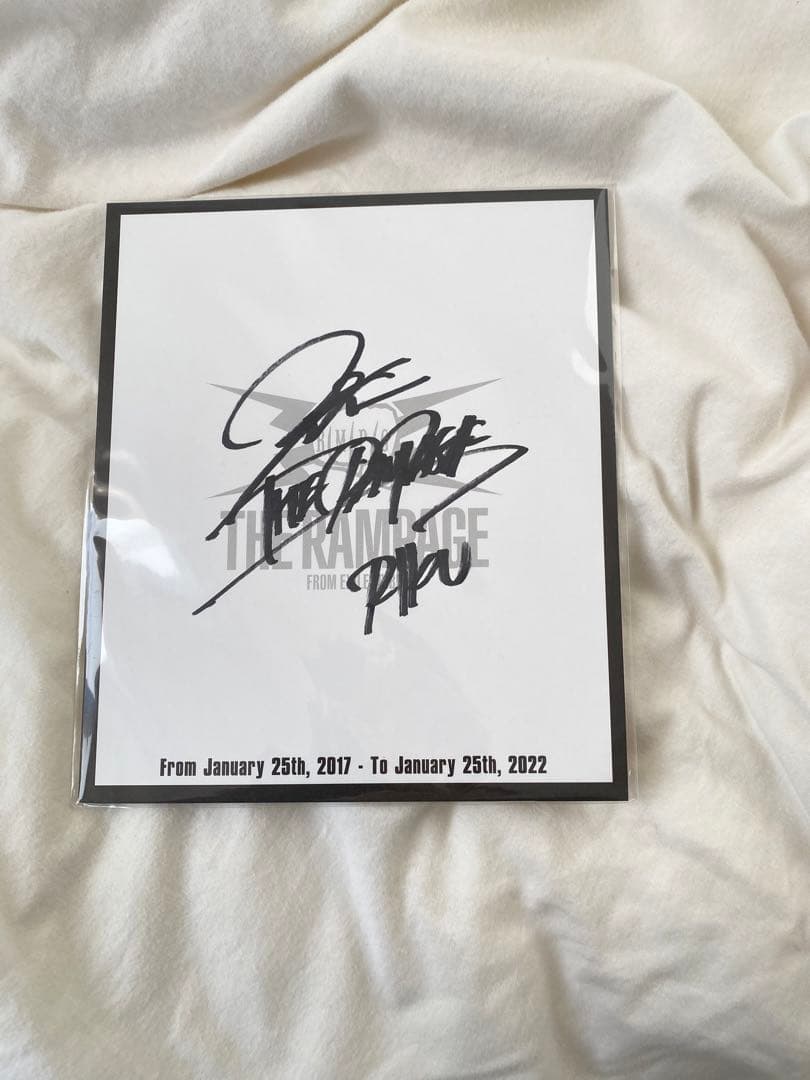 THE RAMPAGE RIKU チェキ 直筆サイン RIKU 直筆サイン