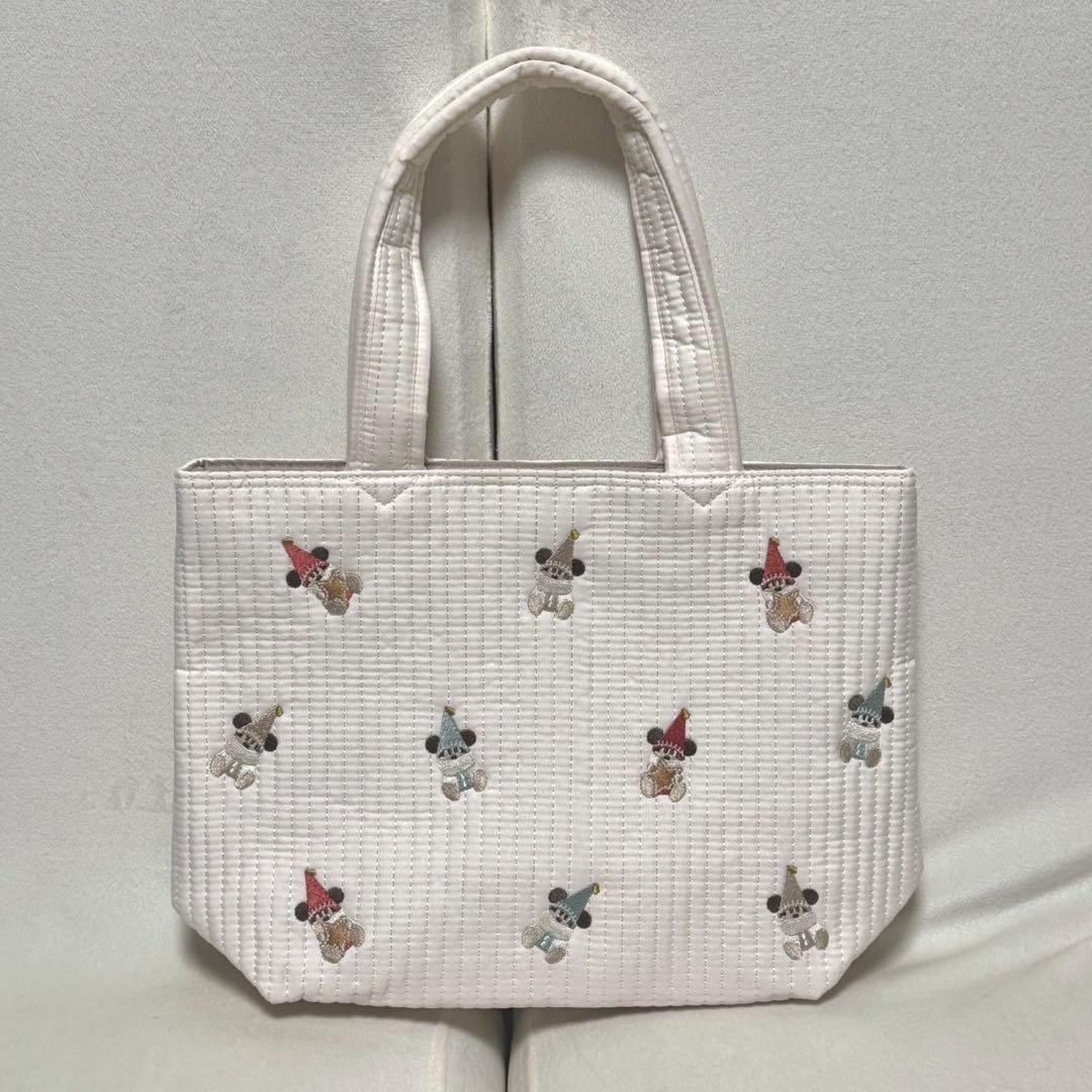 気まぐれセール0時まで！　リルリンリン　トートバッグ　ぬいぐるみチャーム　赤