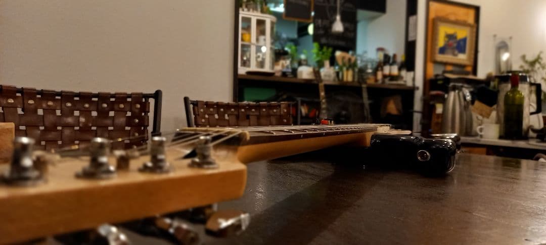 エレキギター サンバースト 3ピックアップ レインボートーン