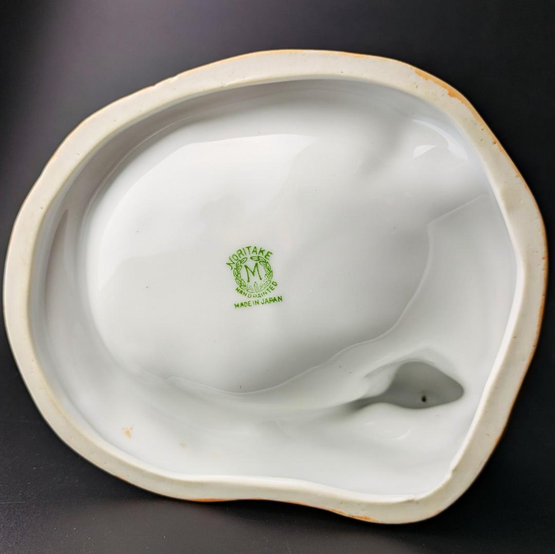 可愛いモガ☆アールデコ ノリタケ デコレディ ラスター彩 ディッシュ M