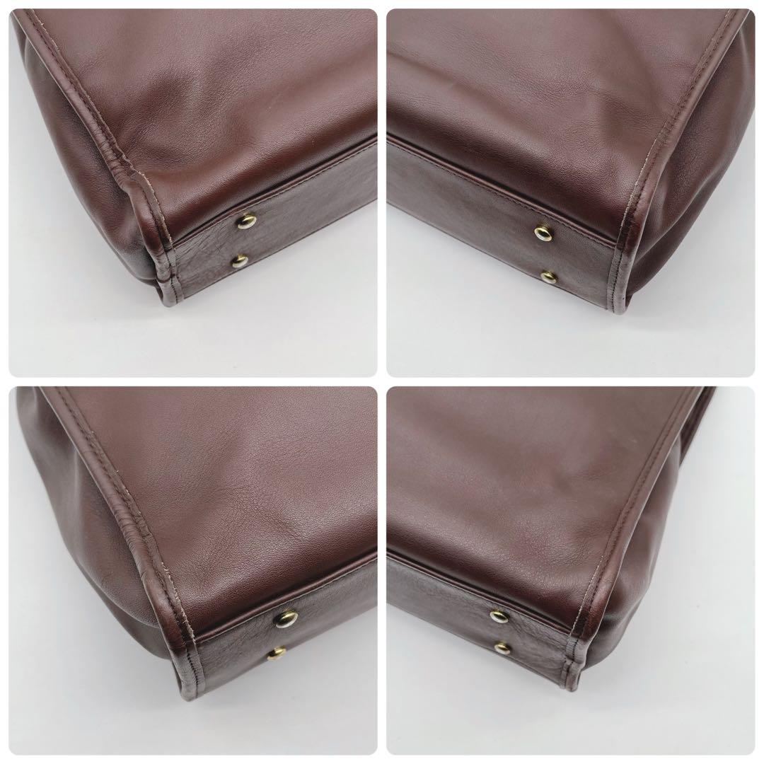 COACH オールドコーチ ショルダーバッグ ブラウン USA製 ヴィンテージ