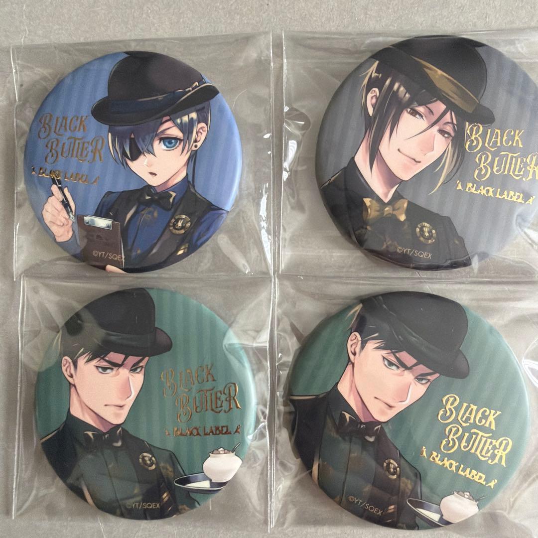 カフェ ポップアップショップ シエル セバスチャン 黒執事 缶バッジ