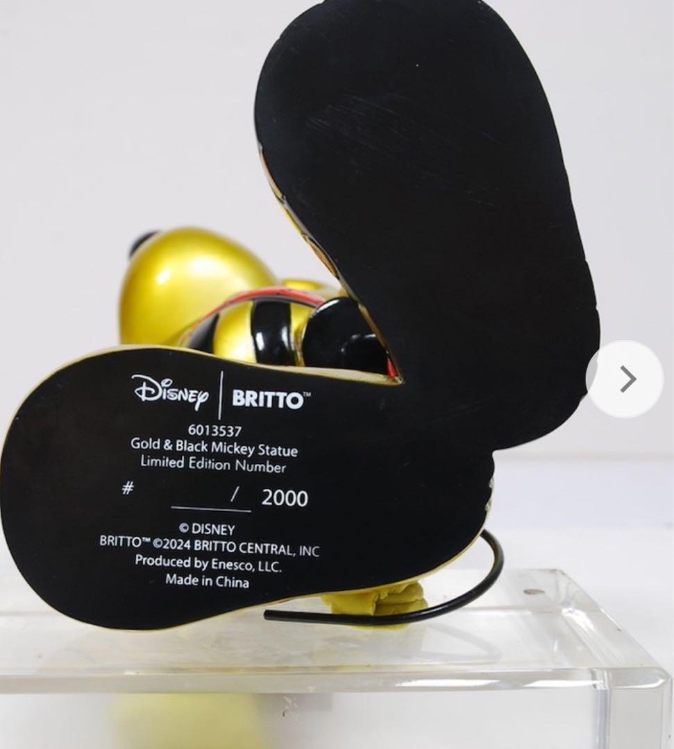 世界2千個限定】DISNEY×BRITTO ミッキースタチュー 2個セット - メルカリ