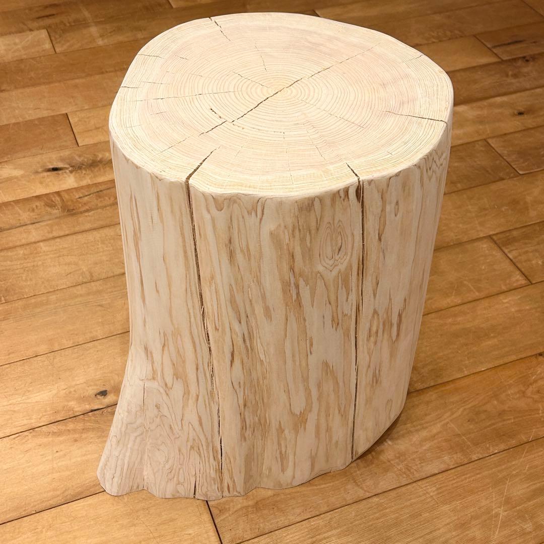 檜　丸太　椅子　スツール 1032