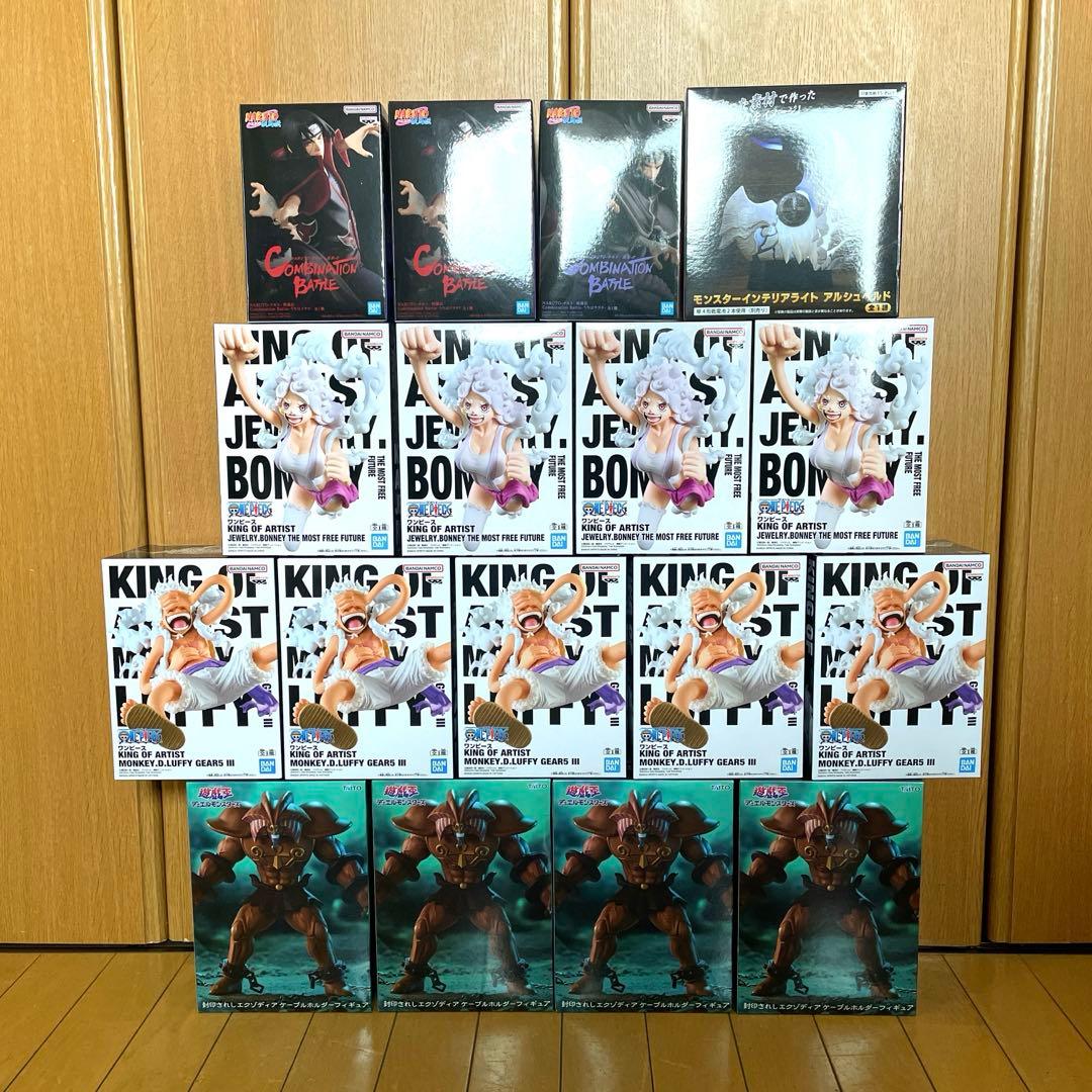 最新 フィギュア ワンピース ナルト 遊戯王 モンスターハンター まとめ