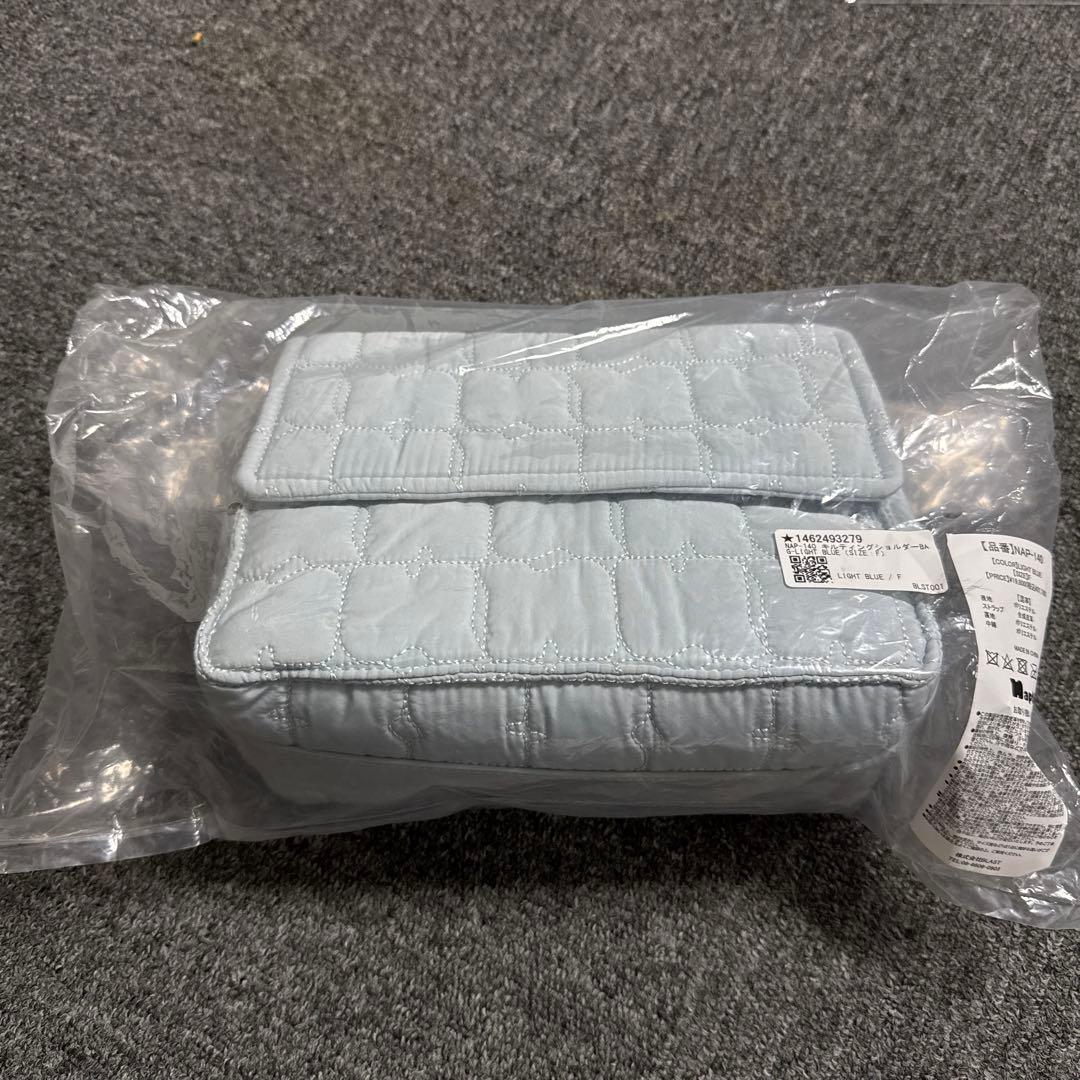 naptimeキルティングポーチライトブルー西島隆弘nissy