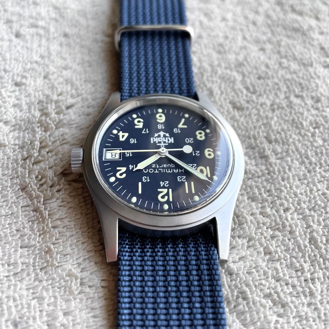 最終値下げ Hamilton Khaki 9797 カーキ ミリタリーウォッチ