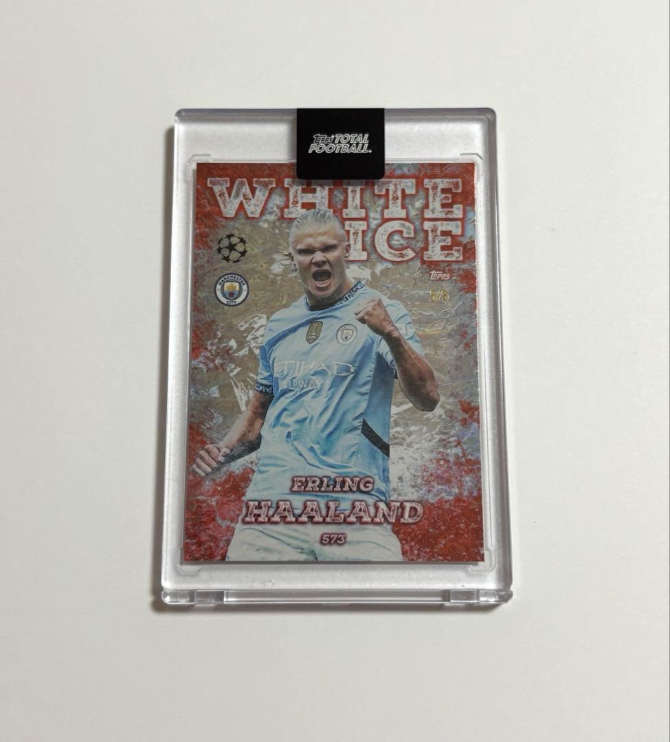 ハーランド サインカード haaland サッカー メッシ topps Amazon.co.jp