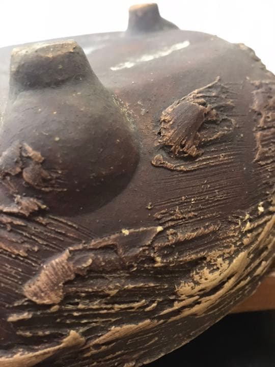 盆栽鉢 松皮盆栽鉢手作り盆栽鉢希少植木鉢山野草鉢3つ