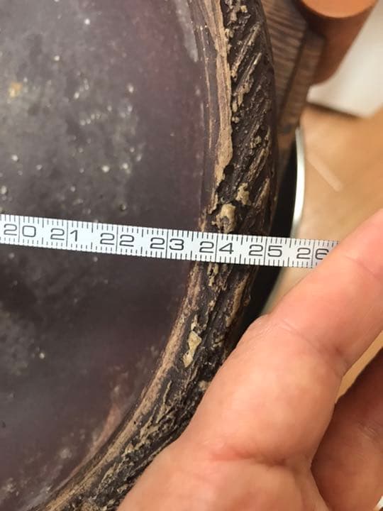 盆栽鉢 松皮盆栽鉢手作り盆栽鉢希少植木鉢山野草鉢3つ