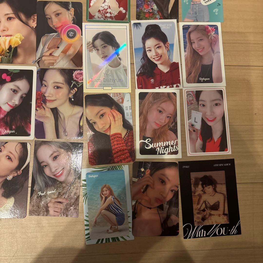 twice ダヒョン トレカセット おまけ付き - メルカリ