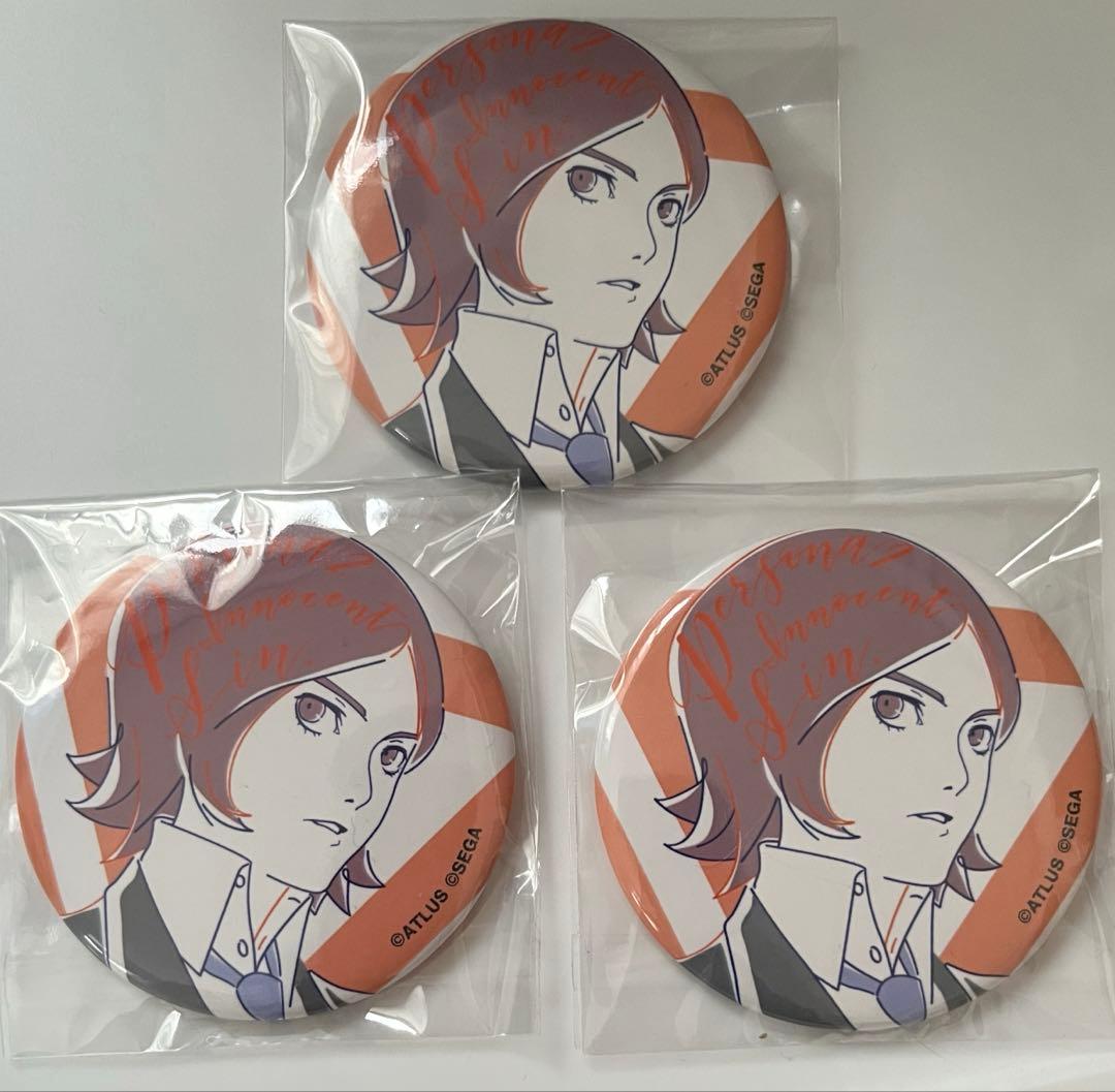 ペルソナ2 罪 罰 lette-graph 缶バッジ 周防達哉 - メルカリ