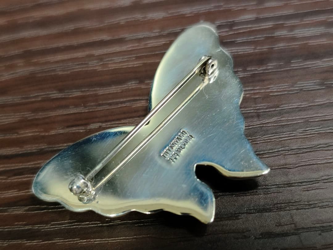 美品☆レア ティファニー バタフライ 蝶 モチーフ ブローチ SV925