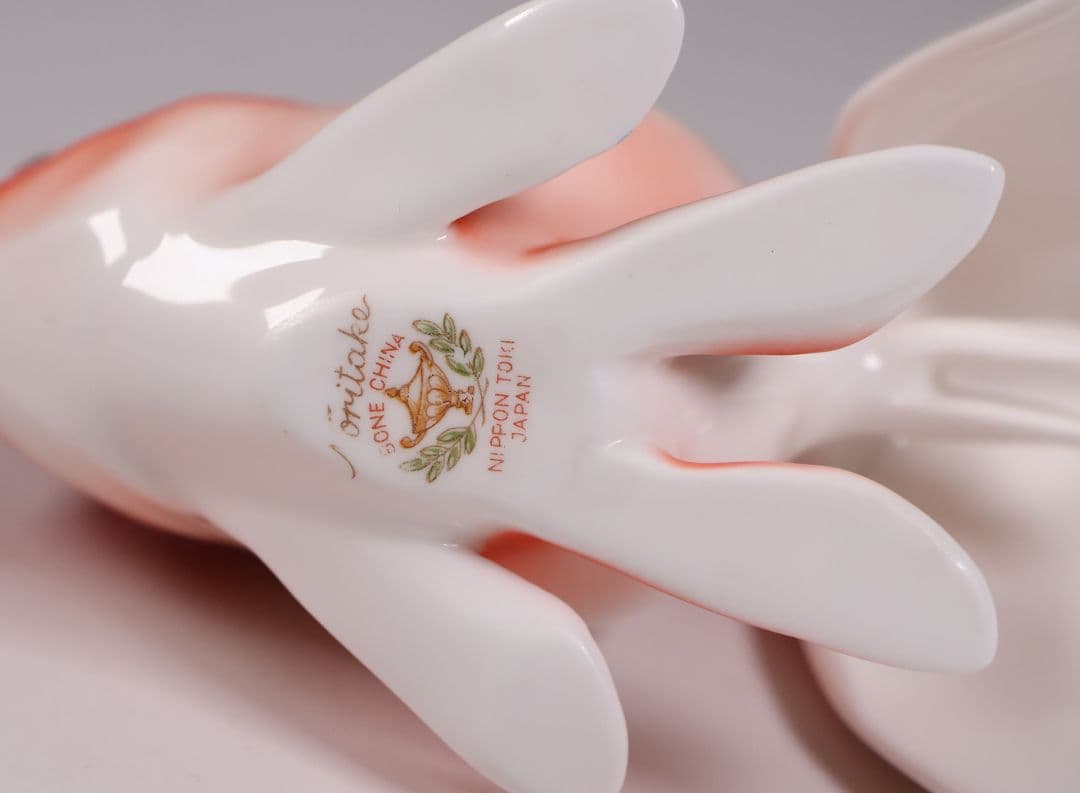 CM316】ボーンチャイナ 金魚 置物 一点イタミありオマケ ノリタケ