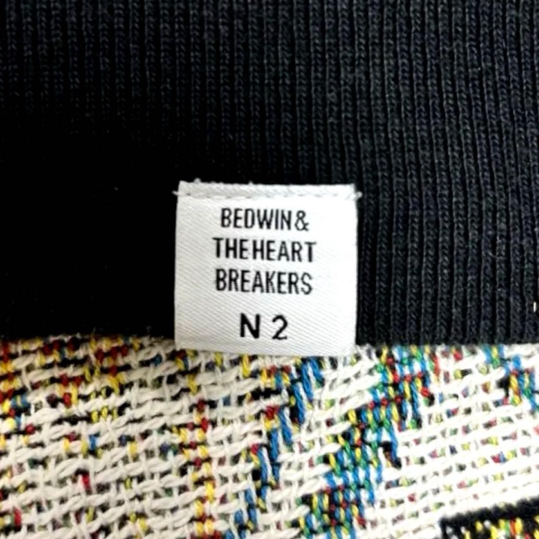 極美品　BEDWIN・PEANUTS ブラック パーカー N2