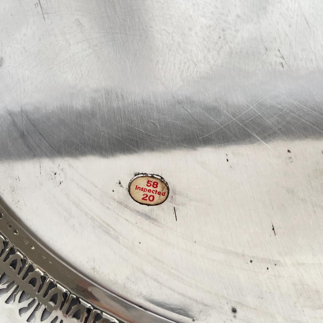 WM ROGERS】透かしのカフェトレー / ギャラリートレー 38cm カフェ