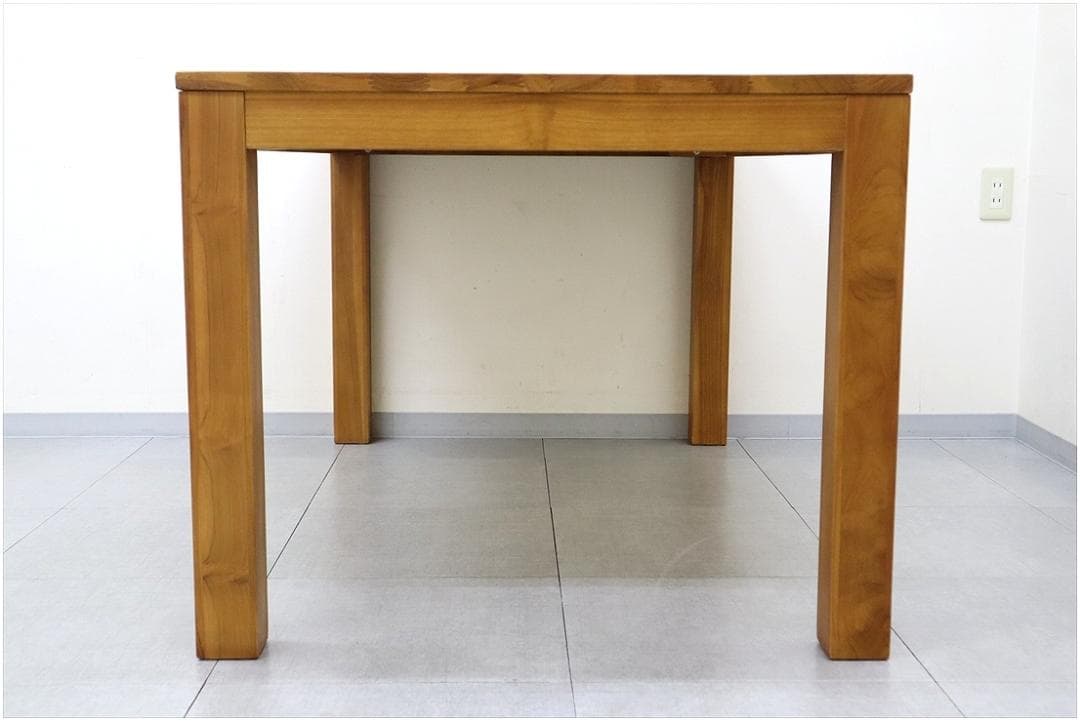 スキャンティーク LOIS ダイニングテーブル 天然木 チーク材 無垢材