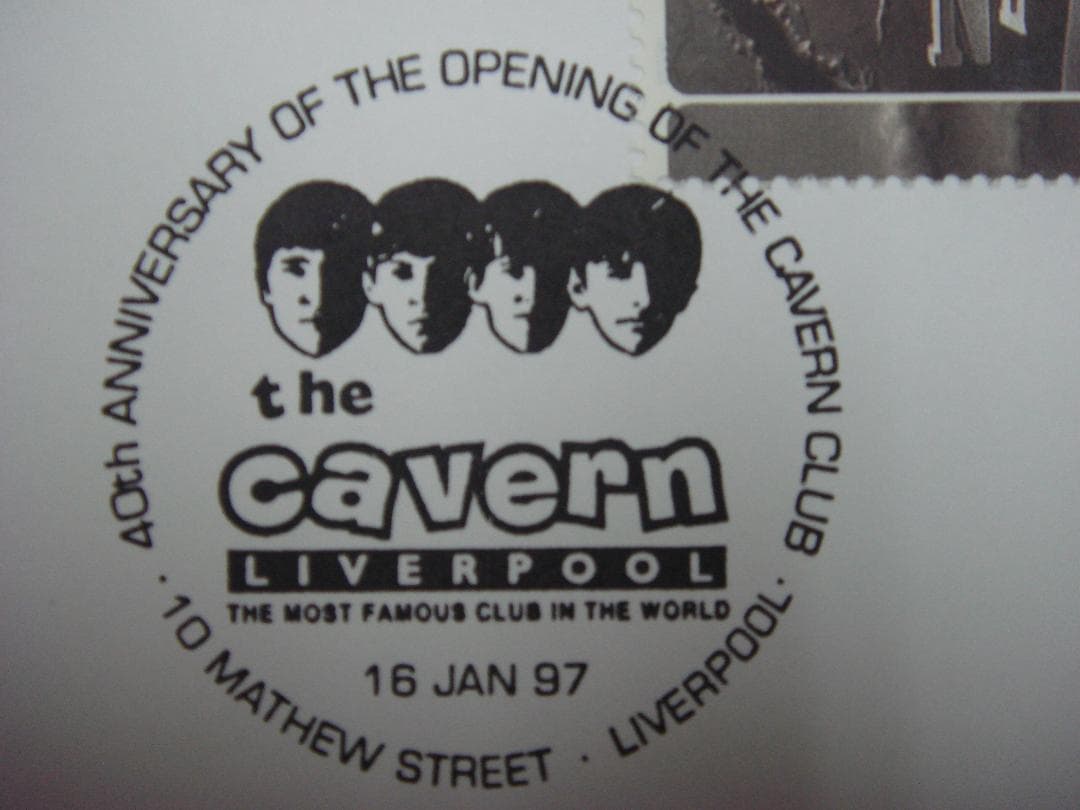 初日カバー キャバーンクラブ ボブ・ウーラーサインアンティーク