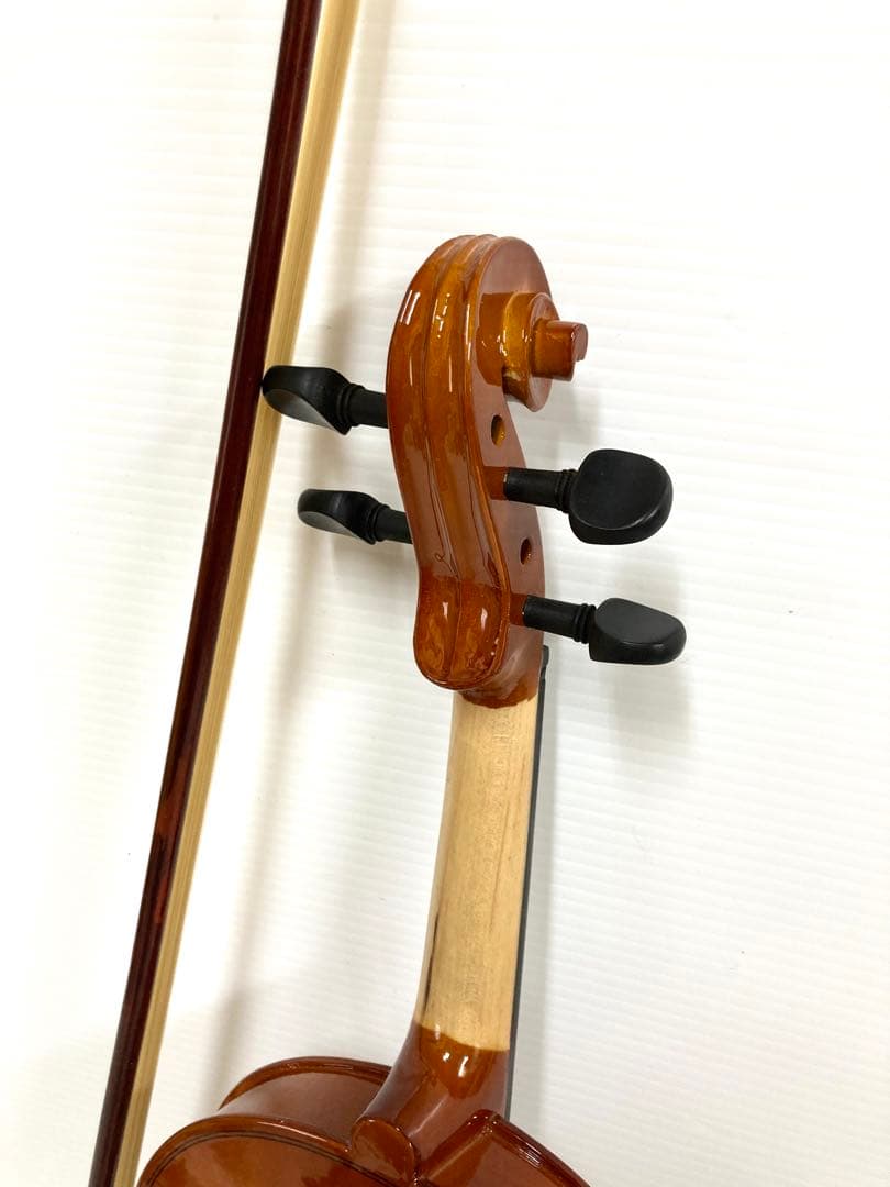 未使用保管品◆バイオリン◆4/4サイズ 初心者用 セミハードケース／教則本付き