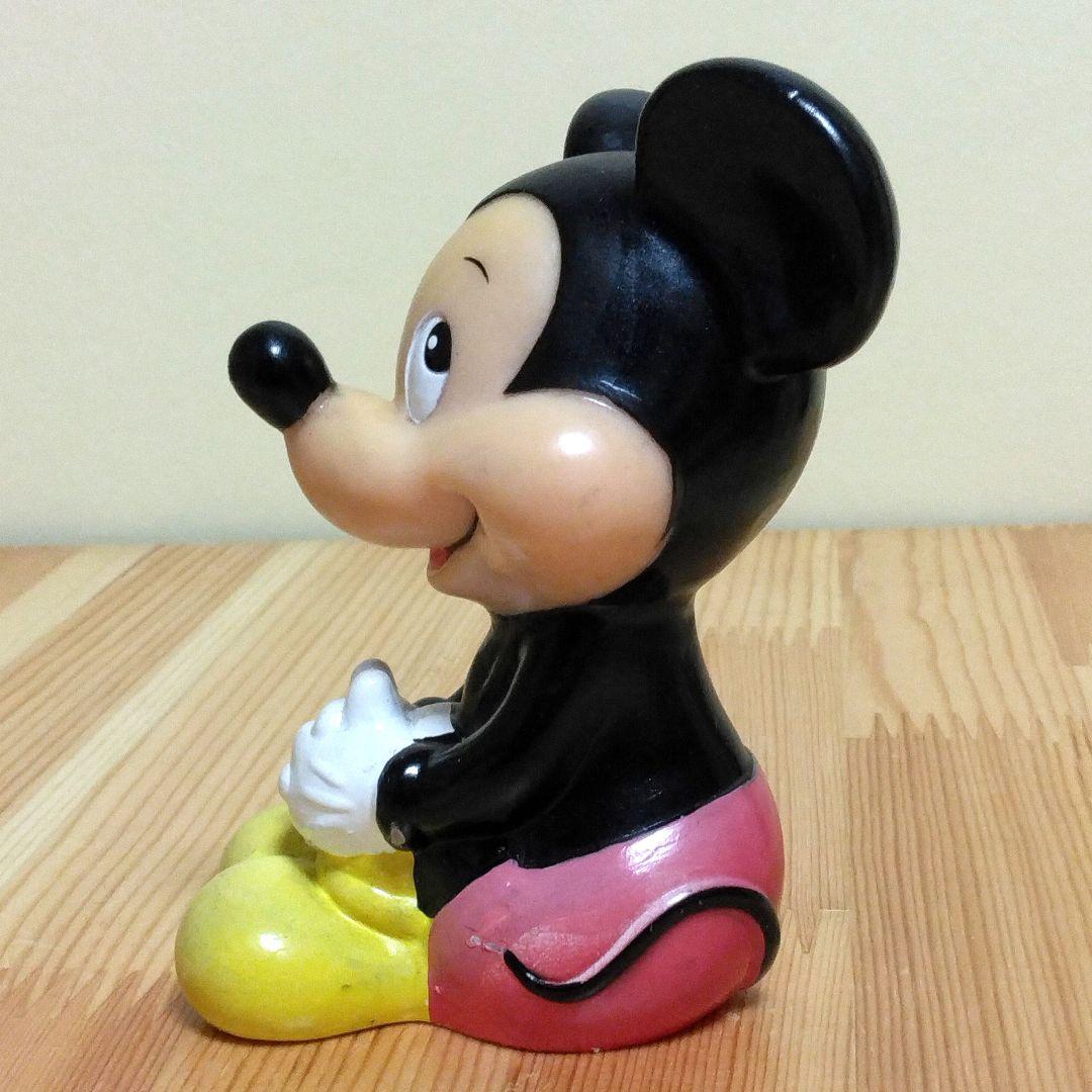 Disney ディズニー ミッキー ソフビ 人形 レトロ