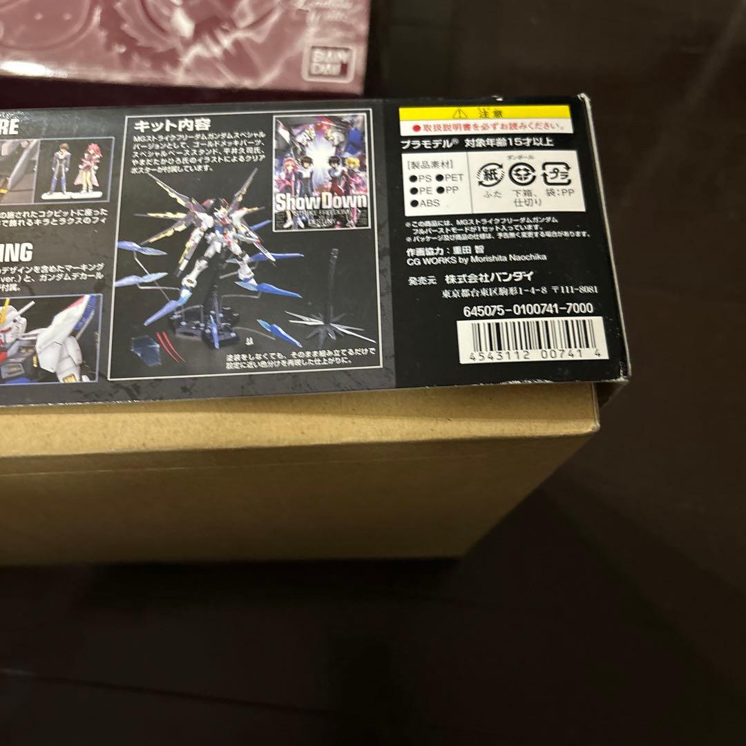 MG1/100ストライクフリーダムガンダム　フルバーストモード2点セット