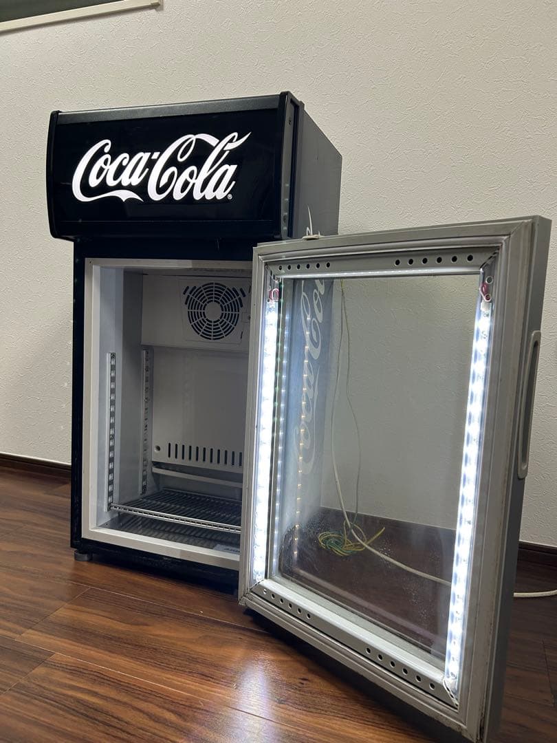 コカ・コーラ 冷蔵ショーケース JR-CC25A 非売品 冷蔵庫 K♢074 コカ