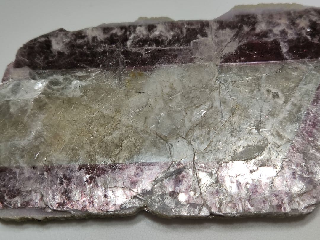 パワーストーン バイカラーリチア雲母 レピドライト 天然石 69g N.227