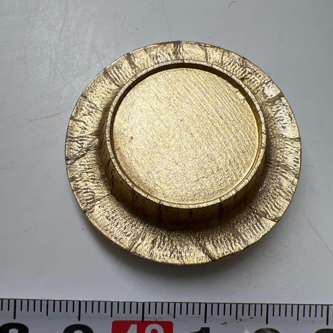 黒楽 上手茶入 替仕覆付（高木間通） 木箱付 高約7.5㎝東Y7-1229☆2F