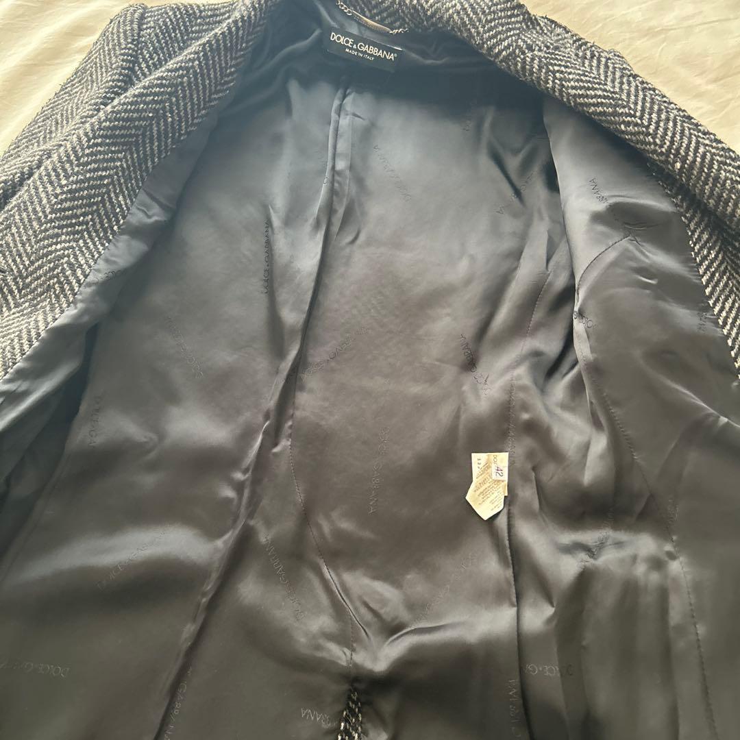 DOLCE&GABBANA ドルチェ&ガッバーナ ツイード チェスター コート