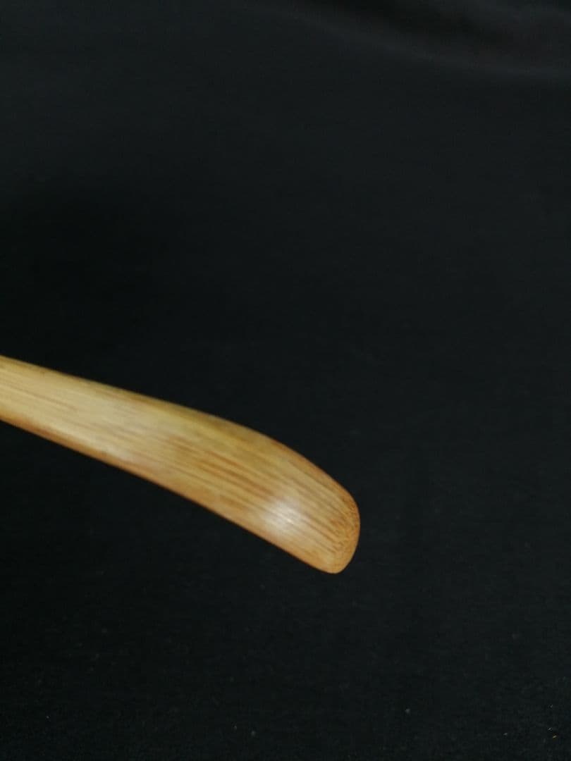 茶道具】大徳寺龍源院 細合喝堂和尚 茶杓 おぼろ月 茶杓156