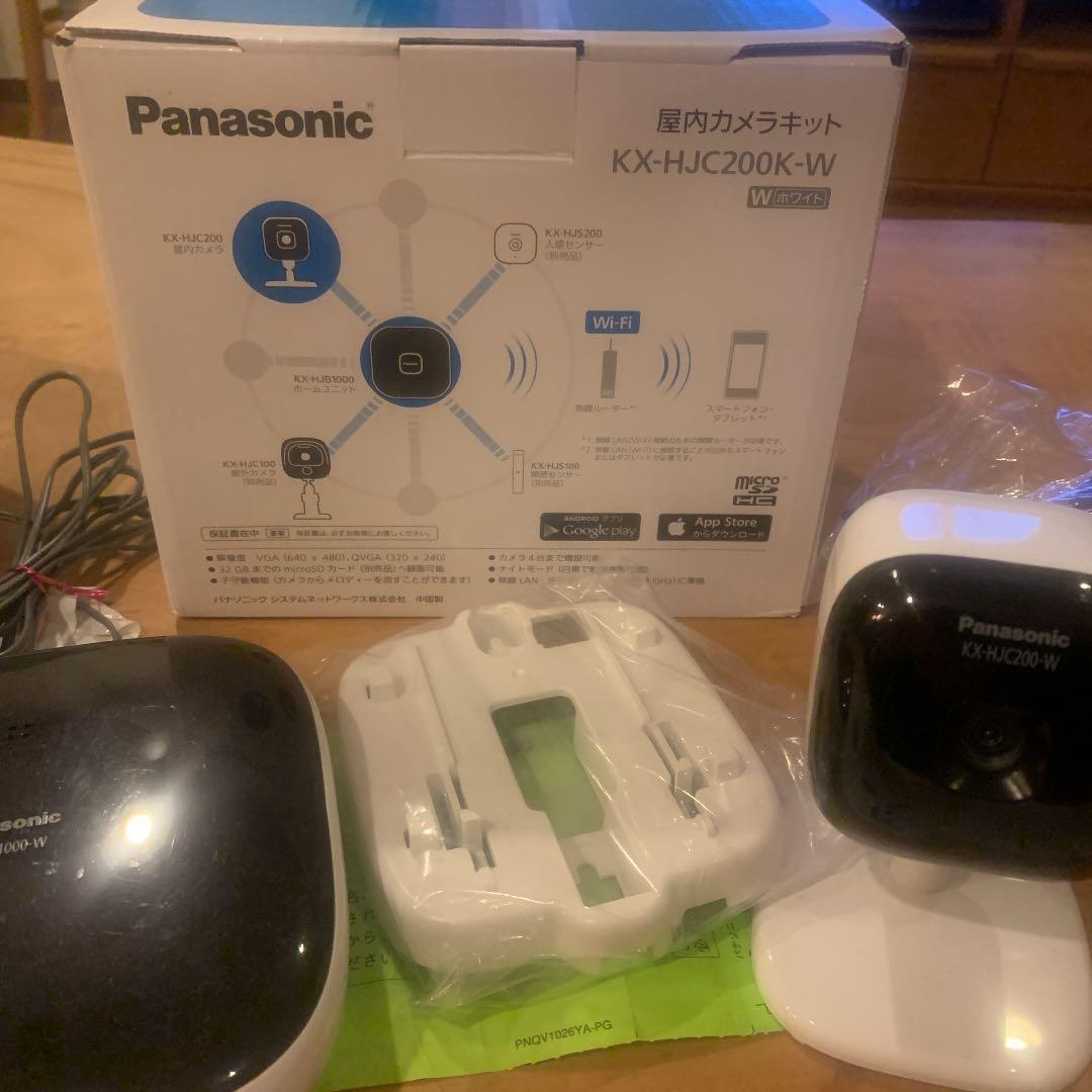 パナソニック 屋内カメラキット KX-HJC200K-W 新品 通販