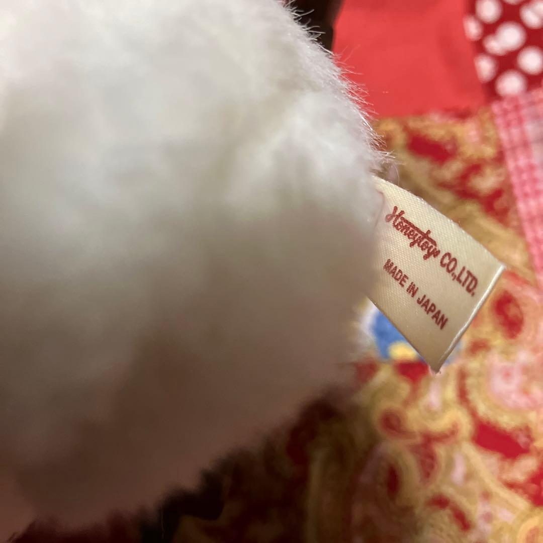 レトロぬいぐるみ　人形　うさぎ　ハニートイズ　モンチッチ 指しゃぶり人形