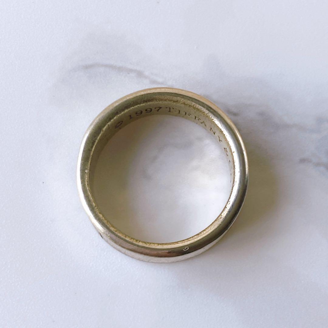 Tiffany & Co. ティファニー 1837 ナローリング シルバー 18