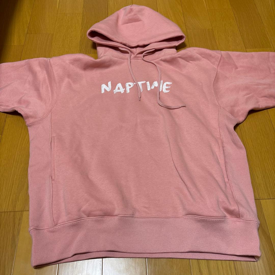 Naptime ナップタイム スウェット パーカー ピンク Nissy 西島隆弘